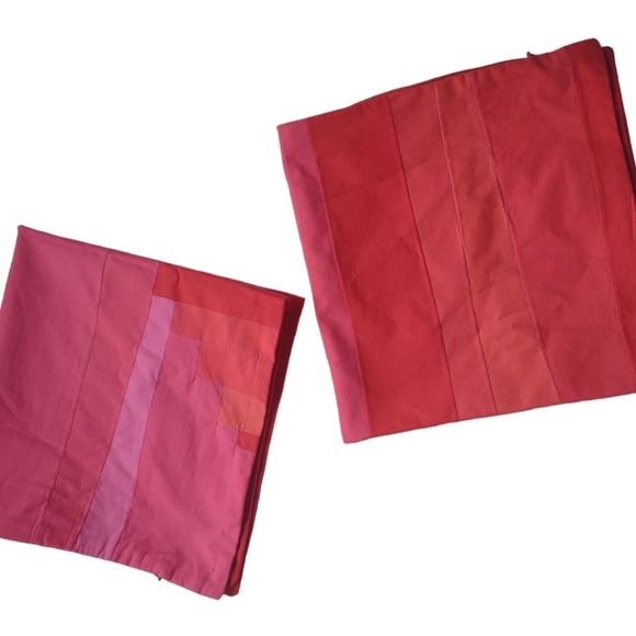 Annie Selke Pillow Cover Case Pinecone Hill Plait Patched  Decorative Sq… - Picture 1 of 9